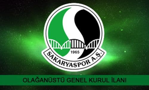Sakaryaspor'da Olağanüstü Genel Kurul tarihi belli oldu