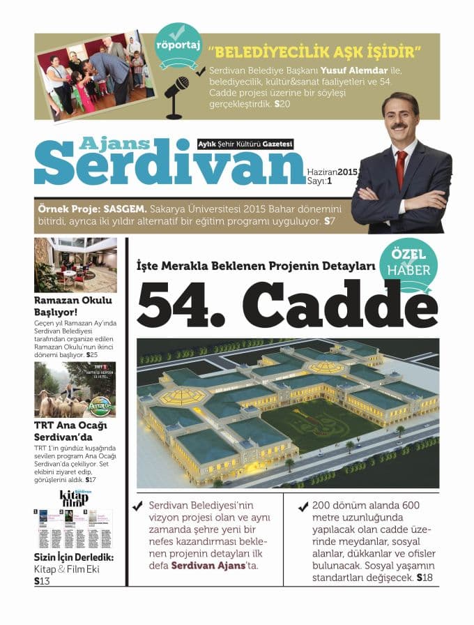 "Serdivan Ajans" yayın hayatına merhaba dedi