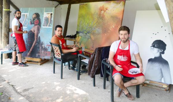 Sanat Kolonisi'nde ilk eserler ortaya çıktı