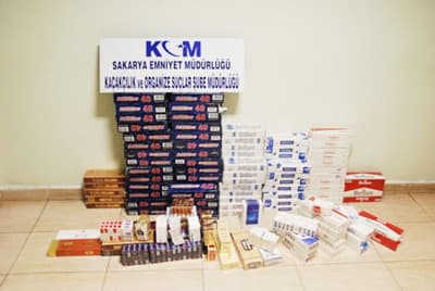 1393 Paket Kaçak Sigara ile Ele Geçirildi