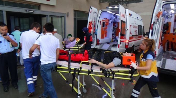 Şehrin merkezinde silahlı kavga!