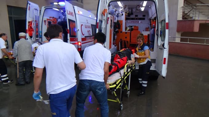 Şehrin merkezinde silahlı kavga!