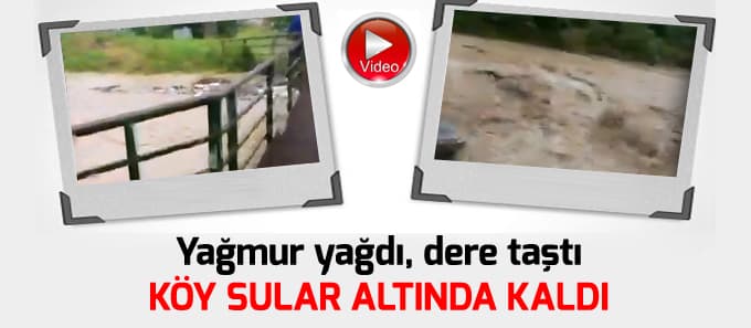 Şehir su altında kaldı
