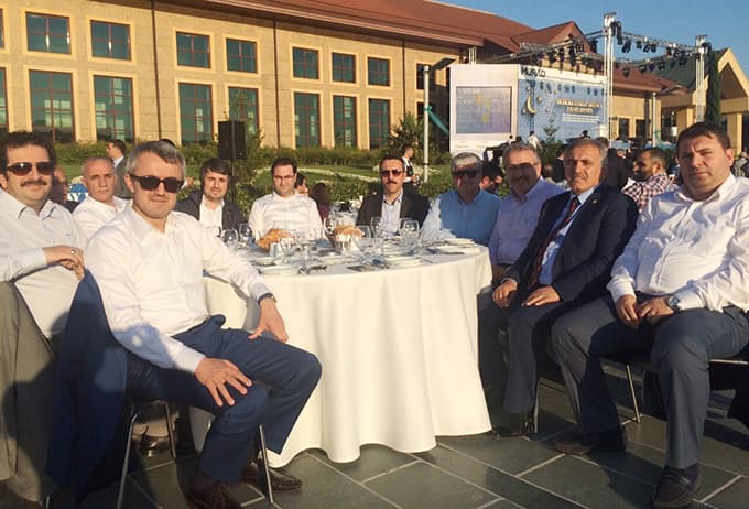 MÜSİAD yöneticileri, orucunu Cumhurbaşkanı ile birlikte açtı