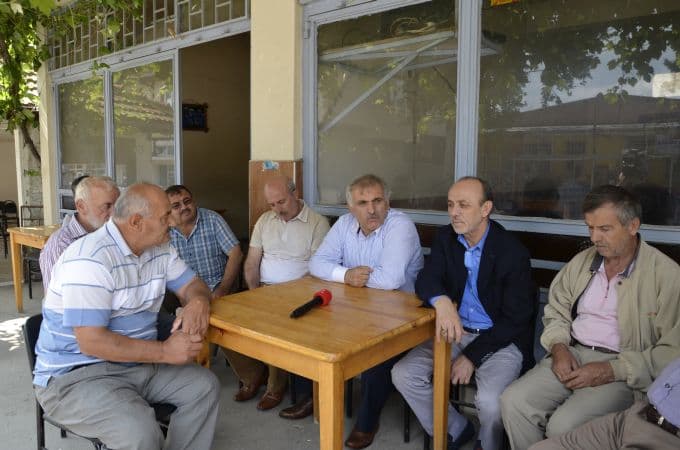 Selden etkilenen mahallelere geçmiş olsuna gittiler