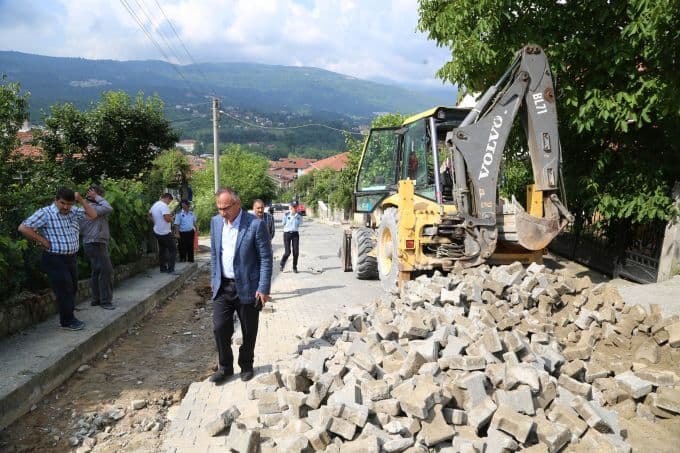 "Sapanca sokakları, bu çalışmayla daha da güzelleşecek"