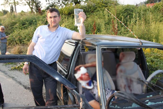 Geyve'de trafik kazası: 4 yaralı 