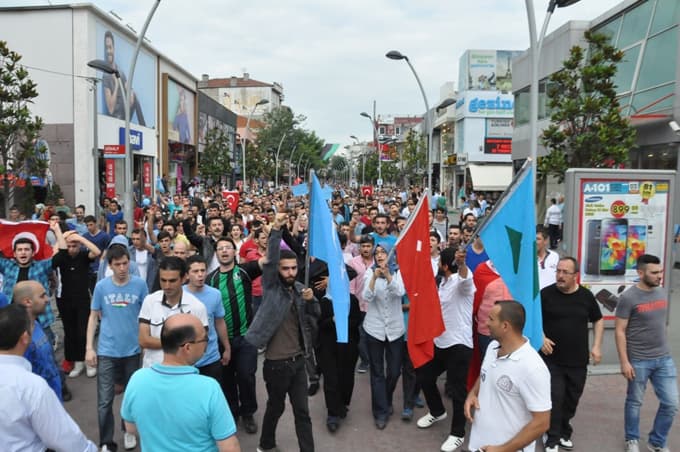 Doğu Türkistan için yürüyüş gerçekleştirildi
