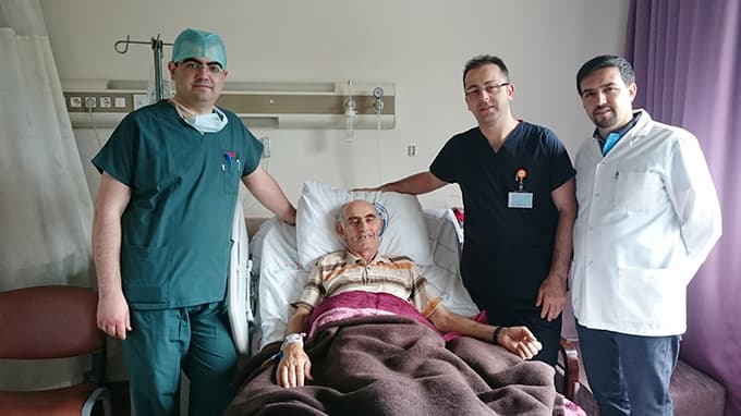Kanser ağrılarından Kordotomi yöntemiyle kurtuldu