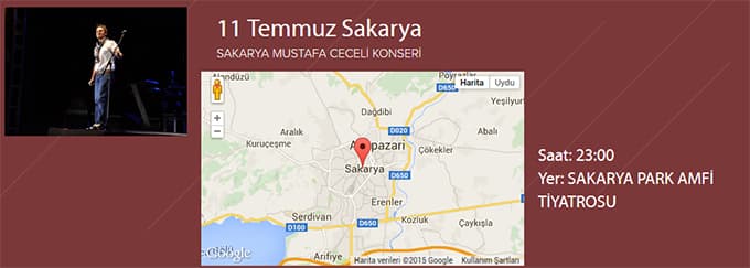 Mustafa Ceceli Sakarya'ya geliyor