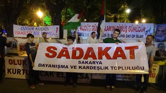 Kudus Günü'nde Filistin'e özgürlük çağrısı yapıldı