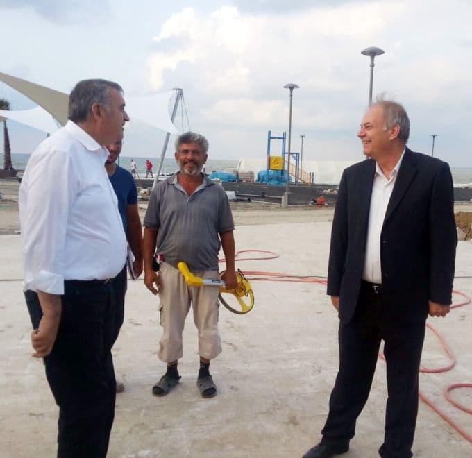 Başkan Toçoğlu, Karasu Sahil Parkı'nı yerinde inceledi