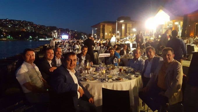 TÜMSİAD, Haliç'teki iftara katıldı