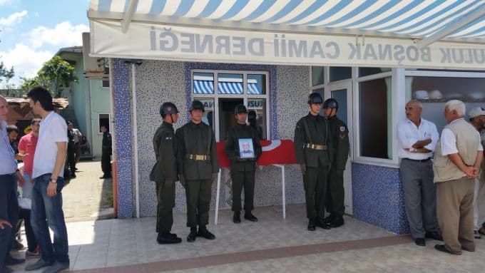 Kıbrıs Gazisi Bozkurt, son yolculuğuna uğurlandı