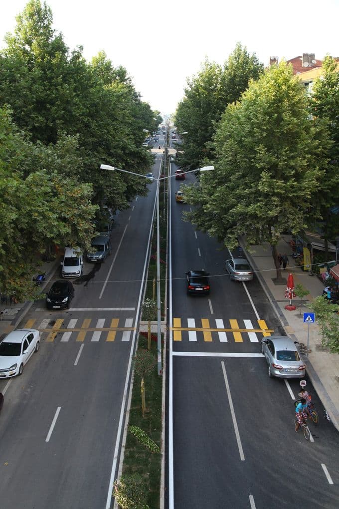 Plaj Caddesi yeni yüzüne kavuştu