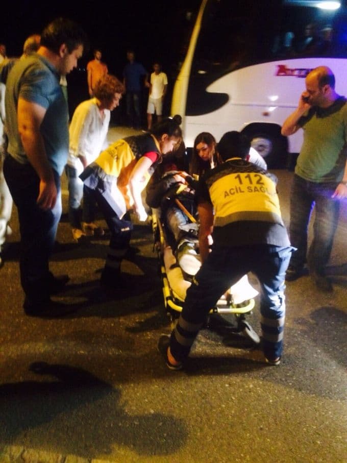 Motosiklet, yayaya çarptı: 1 ölü, 1 yaralı!