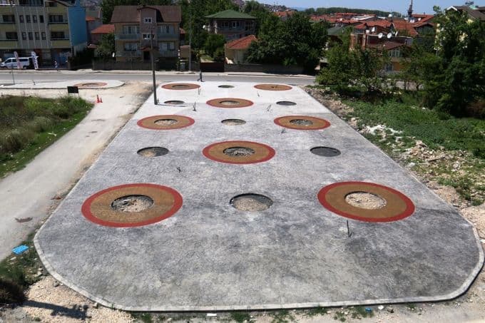 Serdivan'daki meydan projesinde sona gelindi