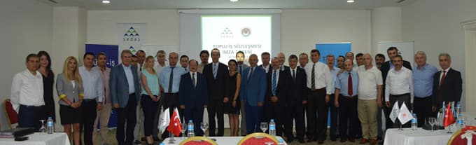 SEDAŞ ve TES-İŞ arasında yapılan sözleşmenin imza töreni gerçekleşti 