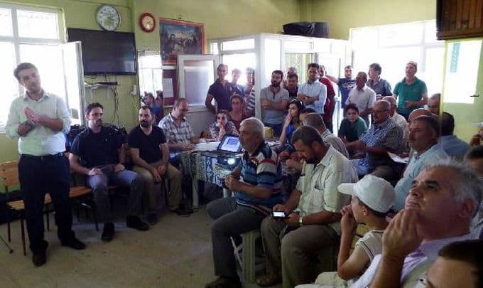 O tesisin ÇED toplantısında gerginlik çıktı