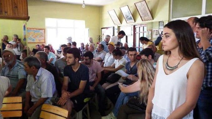 O tesisin ÇED toplantısında gerginlik çıktı