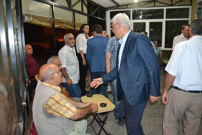Recep Uncuoğlu teşekkür ziyaretlerinde...
