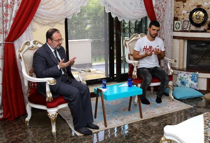 Başkan Görmez'den Sofuoğlu'na taziye ziyareti