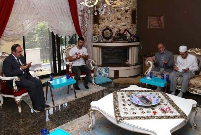 Başkan Görmez'den Sofuoğlu'na taziye ziyareti