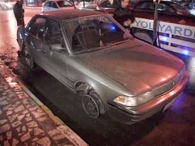 Alkollü Sürücü Polise Zor Anlar Yaşattı