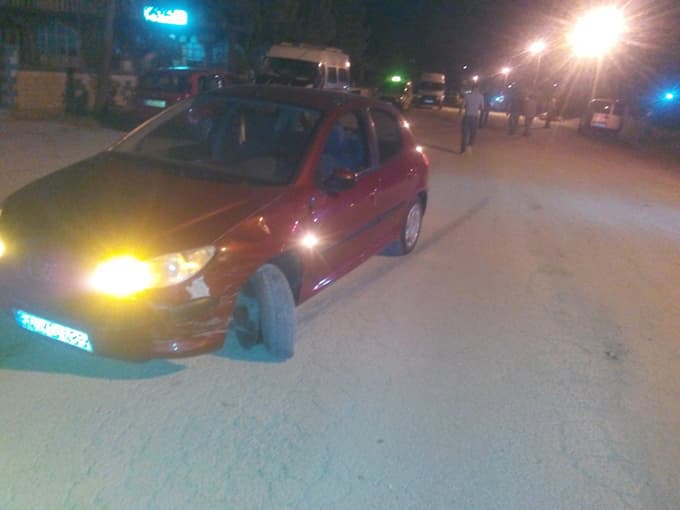 Otomobille motosiklet çarpıştı: 1 yaralı