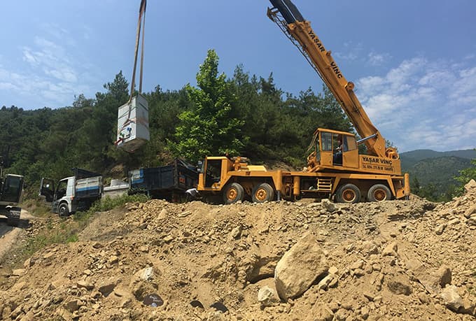 İçmesuyu depoları mahallelere yerleştirilmeye başlandı