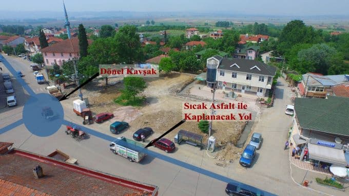 Serdivan'daki o mahallede meydan çalışması devam ediyor