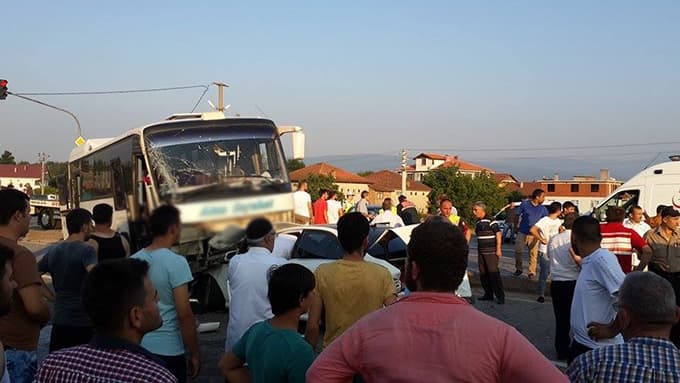 D-100 Karayolu'nda zincirleme kaza: 7 yaralı