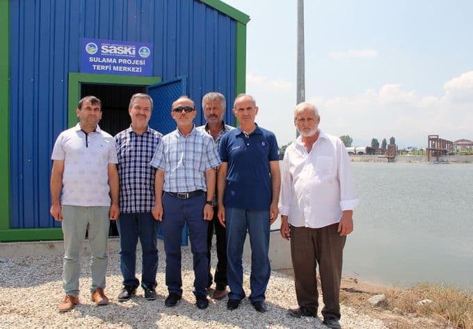 HES'ten tarım arazilerine su verilmeye başlandı