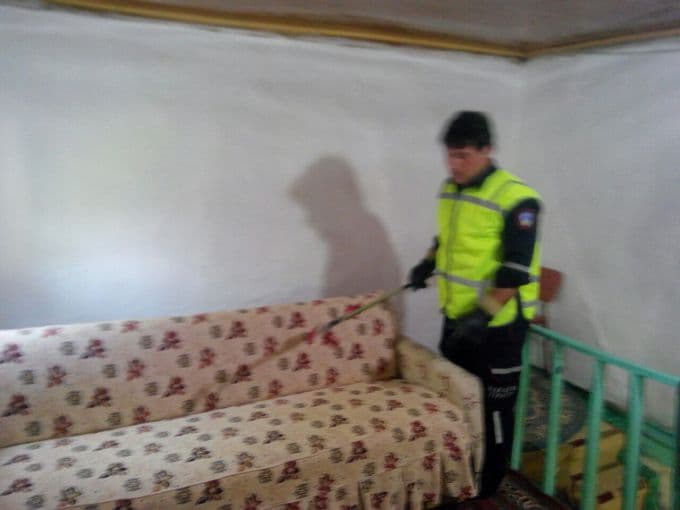 Eve giren 3 metrelik yılan panik yarattı