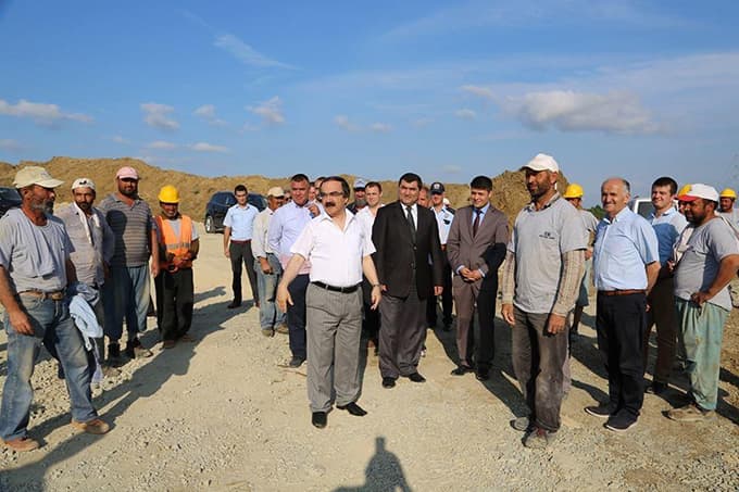 Vali Coş, OSB sahasını gezdi