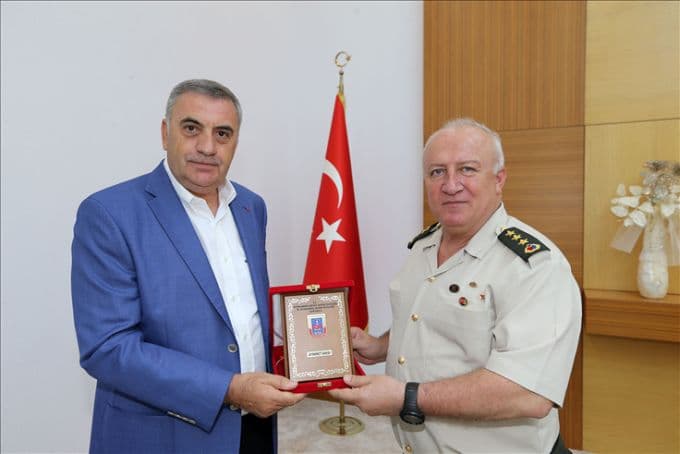 Başkan Toçoğlu, Albay Şimşiroğlu ile bir araya geldi