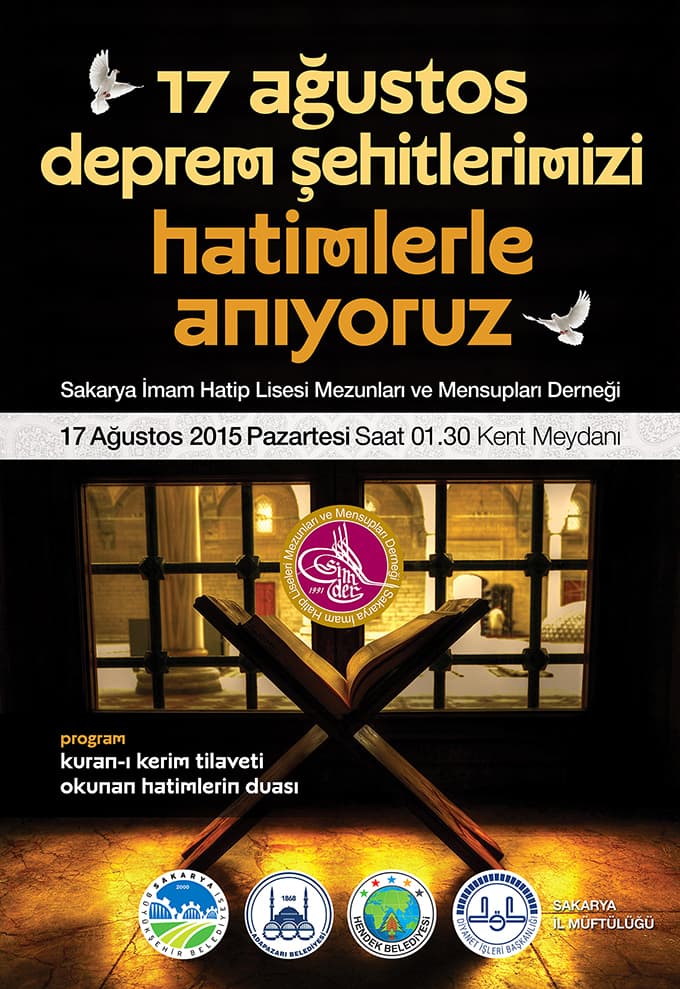 İmam Hatip Lisesi'nden deprem şehitlerini anma programı