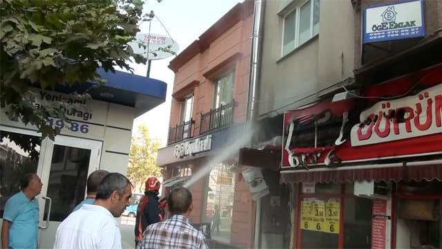 Dürümcüde çıkan yangın korkuttu!