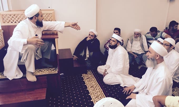Abdulmetin Balkanlı Hoca Ümmed Mescidi'nde sohbet etti