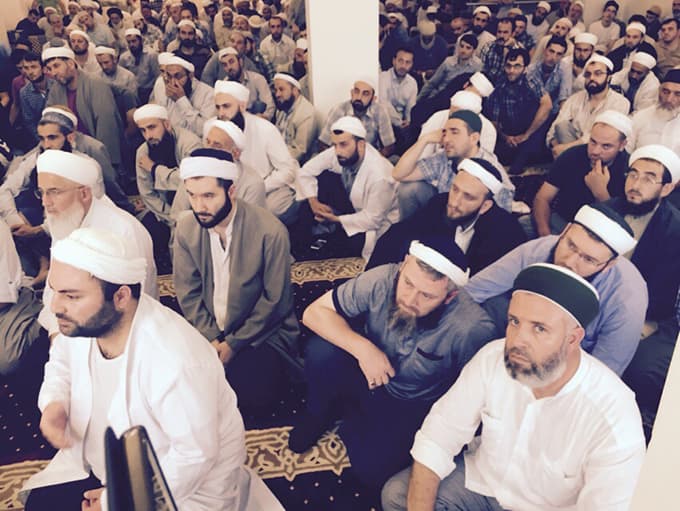Abdulmetin Balkanlı Hoca Ümmed Mescidi'nde sohbet etti
