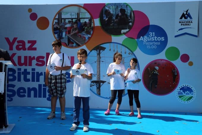 Macera Park'ta yaz kursları sona erdi