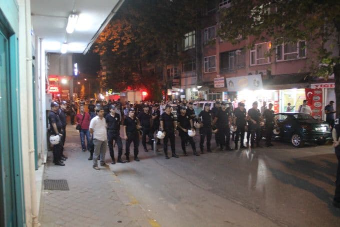 Şehir merkezinde tehlikeli gerginlik!