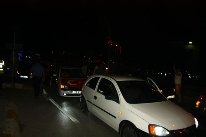 Sakarya'da teröre tepki konvoyu