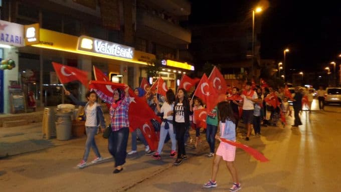 Sakarya'da teröre tepki yürüyüşü
