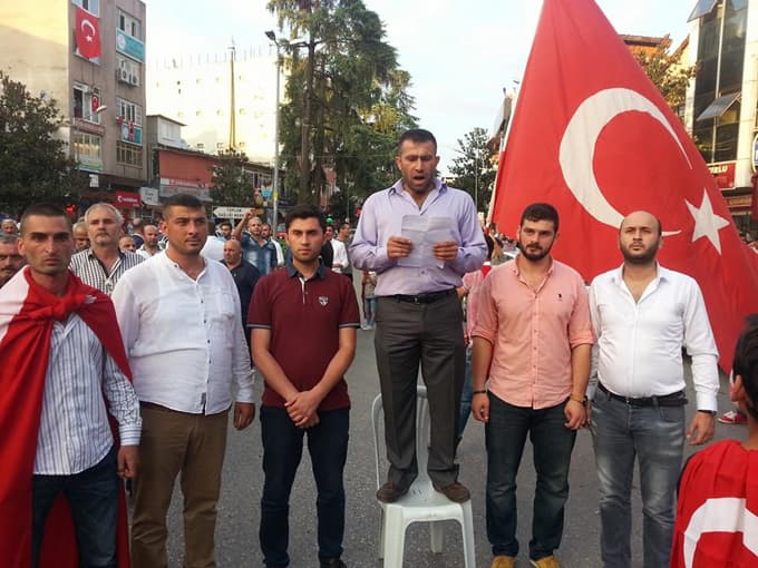 Hendek şehitler için yürüdü