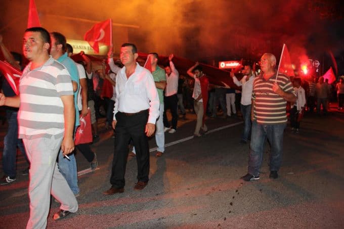 Söğütlü'de teröre lanet yürüyüşü