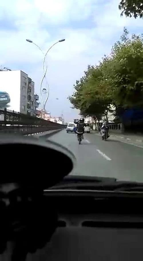 Trafikte tehlikeli yolculuk