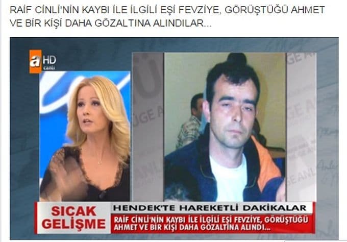 Raif Cinli Davası'nda sıcak gelişme
