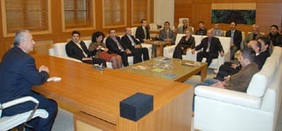 İş Adamlarından Büyükşehir Belesiyesi'ne Ziyaret