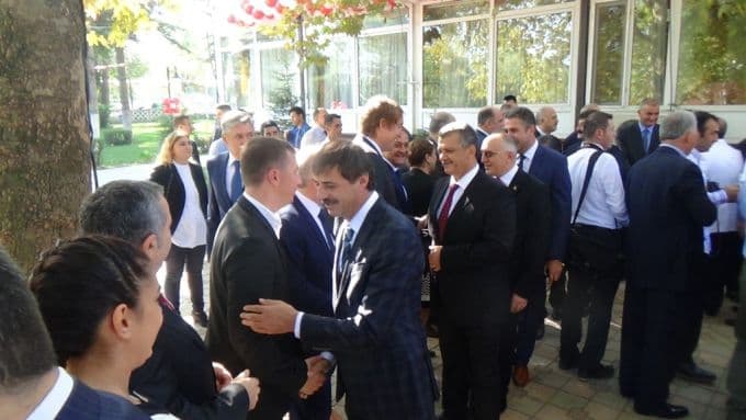 Sakarya protokolü bayramlaştı